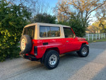 1993 Toyota Landcruiser BJ FJ 73 4X4 in red, clean with no rust, located in Sacramento, CA