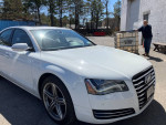 Clean 2013 Audi A8 luxury sedan with 139,000 miles, featuring a supercharged engine and all-wheel drive.