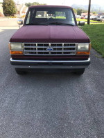 Front view of a well-maintained Ford Ranger XLT truck with new brakes, running well and ready for sale.