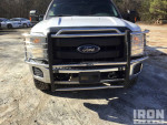 Front view of a 2016 Ford F-250 XL 4x4 Crew Cab Pickup with chrome grille and no accidents.