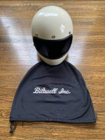 Biltwell Gringo DOT Full Face Motorcycle Helmet - L - Vintage White