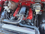 Modern 5.3 LS engine installed in a fully restored 1981 Chevy C10 pickup truck.