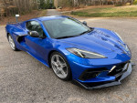 2021 Chevrolet Corvette C8 Z51 in showroom condition, bright blue exterior, parked outdoors
