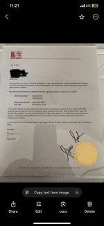 Saleen Mustang production documentation detailing specs and history for the unique 2001 Ford Mustang.