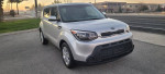 2015 Kia Soul Wagon, silver exterior, excellent condition, 135,000 miles, theft recovery title, clean interior.