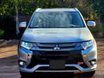 Front view of a 2018 Mitsubishi Outlander GT AWD in excellent condition, showcasing its sleek design.