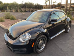 Black 2016 Volkswagen Beetle Coupe with 139,000 miles, featuring 1.8 Turbo engine and stylish design.