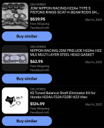 2000 Honda Prelude SH with built motor and performance upgrades for sale, low mileage and in driving condition.