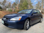 2005 Honda Accord EX-L V6 with sunroof, leather seats, and alloy wheels, well maintained and clean.