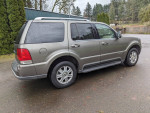 2004 Lincoln Aviator SUV, clean silver exterior with 165k miles, equipped with 4x4 and leather interior.