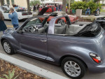 2007 PT Cruiser Convertible in gray with low mileage and a well-maintained interior