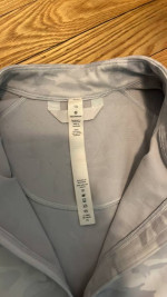 Lululemon Camo Long Sleeve Half Zip Top