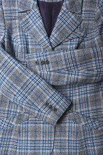1960s Vintage PENDLETON Wool Blue Plaid Blazer Jacket