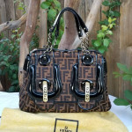 Rare and Fabulous Fendi zucca handbag