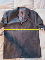 New Black or Dark Gray Stafford Executive Suit Jacket
