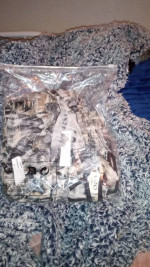 BN! ¢@+😀 Women's 22 / 24 Layered Black, Grey, Brown & White Blouse