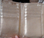 Coach- Legacy Signature Compact Clutch Wallet