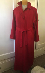 Women's Extra Long or Parka Rain Coats; Size 6, 8, 10/12