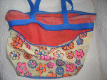 Vintage Flower Power Tote Bag