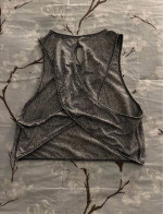 KIAVA Workout Grey Crop Top