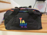 LOS ANGELES DODGERS PRIDE NIGHT DUFFLE BAG  *NEW* 5/31/2019
