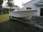 MAKO 17' CENTER CONSOLE 1990 W - 115 HP YAMAHA POWER TILT & TRIM, TR