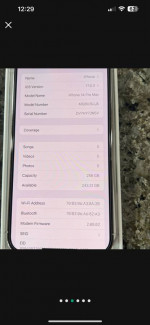iPhone 14 pro max silver 256gb unlocked with apple care