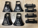 Thule 430 Tracker II Towers + TK1 Feet + Locks