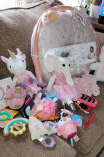 Tons of baby girl items