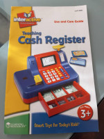 Toy cash register (Learning Resources)