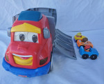 2011 Fisher Price Little People Truck Zig The Big Rig w/ Vechiles