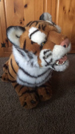 Large Plush Tiger Discovery Excellent Lifelike
