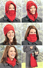 UNISEX HOOD, HAT, BALACLAVA, SCARF, BEANIE, BAG, MITTENS, MASK