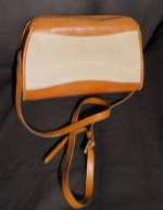 Light Brown and Beige D&B Bag Medium Front