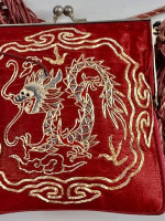 Vintage Dragon Small Purse/Bag Embroidered