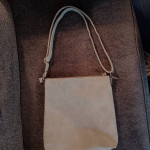 Purse olive color, adjustable strap