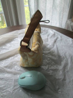 Vintage Genuine Coach Light Yellow Mini Tiny Purse Handbag