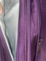 TPRC Purple Carry On Size 4 Wheel Spinner Luggage Travel Bag Suitcase
