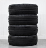 (4) 18" Michelin Primacy MXM4 All-Season tires - Tesla - 235/45R18