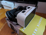 Sharper Image Virtual Reality Headset with Built-In Headphones